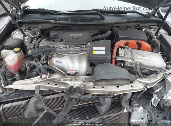 4T1BD1FK3GU184375 2016 TOYOTA CAMRY HYBRID Silver Widok z tyłu