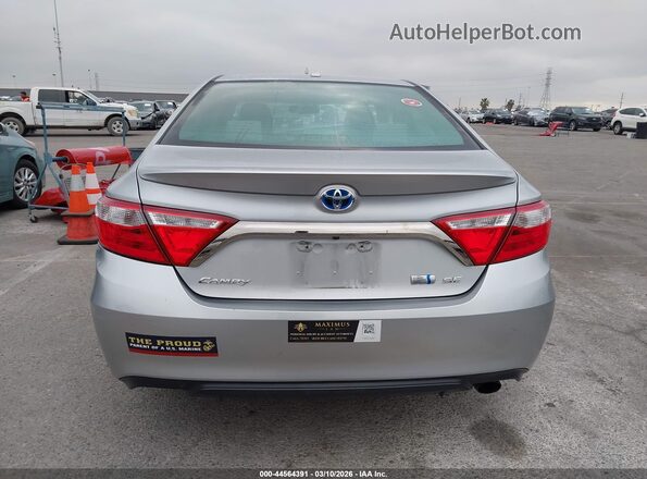 4T1BD1FK3GU184375 2016 TOYOTA CAMRY HYBRID Silver 