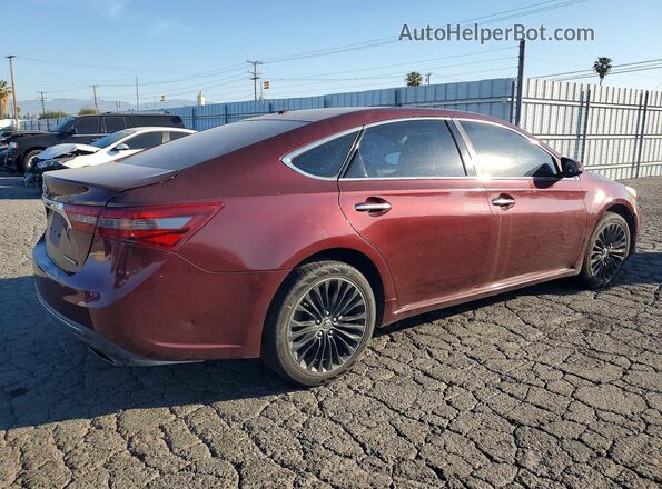 4T1BK1EB3GU195206 2016 TOYOTA AVALON Красный Задняя правая четверть