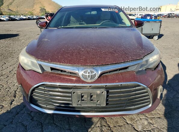 4T1BK1EB3GU195206 2016 TOYOTA AVALON Красный Вид спереди