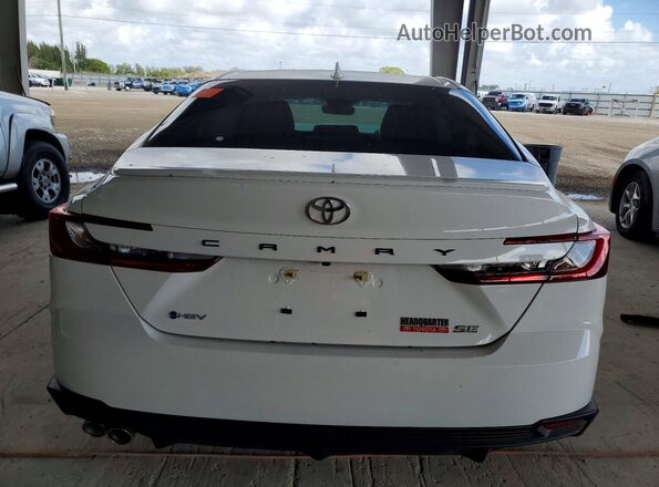 4T1DAACK3TU226835 2026 TOYOTA CAMRY White Vista trasera