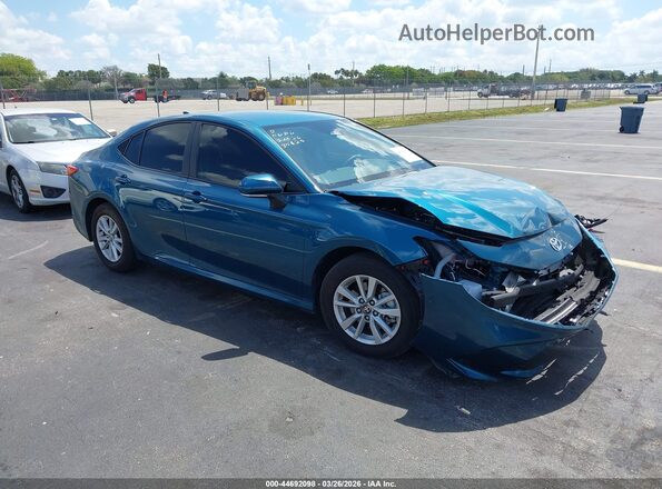 4T1DAACKXSU542974 2025 TOYOTA LE Синий Передняя правая четверть