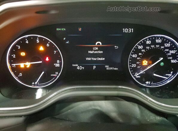4T1EZ1FB3LU052869 2020 TOYOTA AVALON Синий Вид щитка приборов