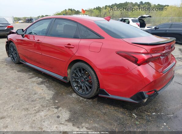 4T1FZ1FB1LU038571 2020 TOYOTA AVALON Red Задня ліва чверть