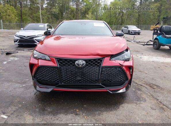 4T1FZ1FB1LU038571 2020 TOYOTA AVALON Red Вид щитка приладів