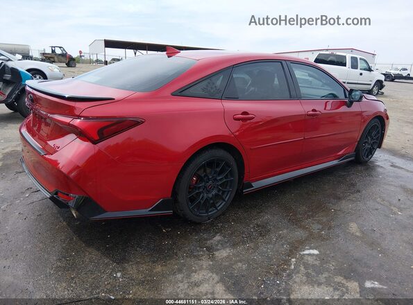 4T1FZ1FB1LU038571 2020 TOYOTA AVALON Red Задня права чверть