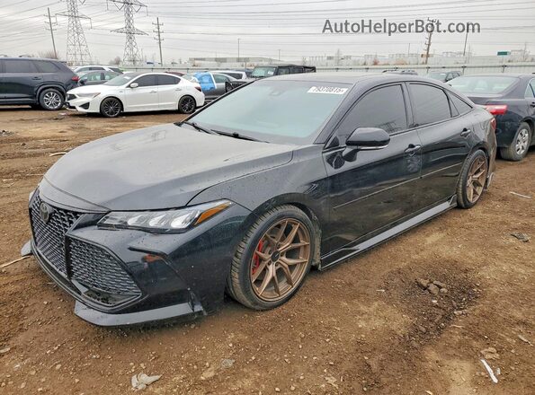 4T1FZ1FB2LU047828 2020 TOYOTA AVALON Черный Передняя левая четверть