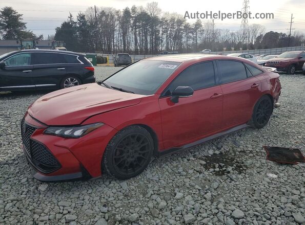 4T1FZ1FB4LU040539 2020 TOYOTA AVALON Красный Передняя левая четверть