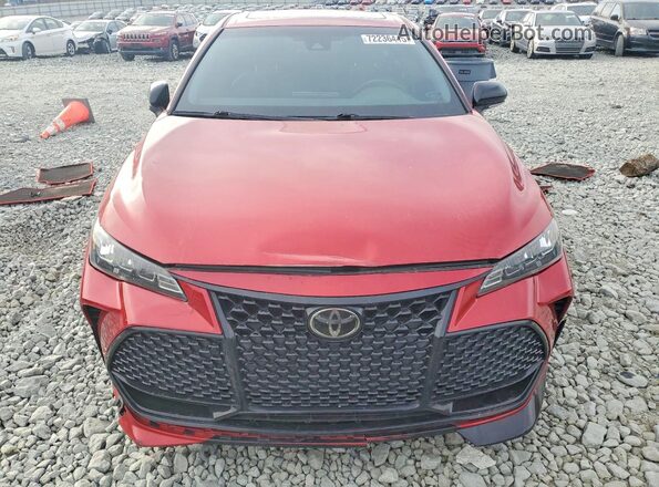 4T1FZ1FB4LU040539 2020 TOYOTA AVALON Красный Вид спереди