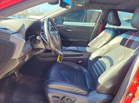 4T1FZ1FB4LU040539 2020 TOYOTA AVALON Красный Вид салона спереди
