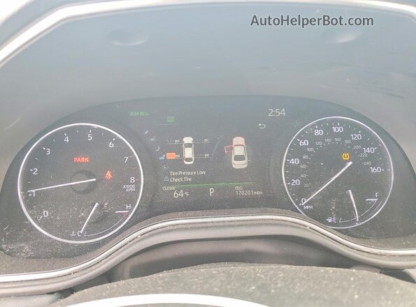 4T1FZ1FB4LU040539 2020 TOYOTA AVALON Красный Вид щитка приборов
