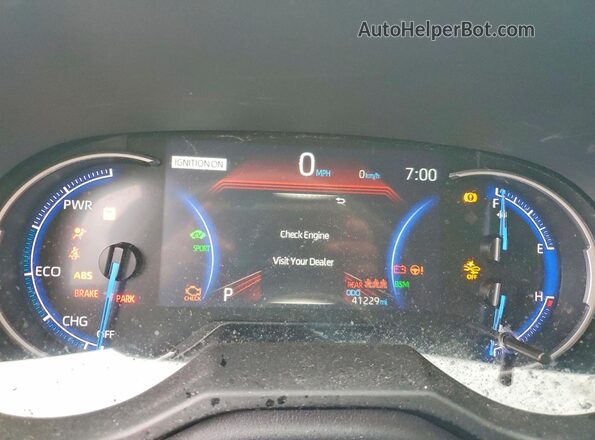 4T3B6RFV5PU127363 2023 TOYOTA RAV4 Черный Вид щитка приборов
