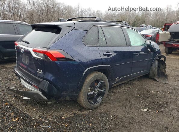 4T3E6RFV0MU049485 2021 TOYOTA RAV4 Синий Задняя правая четверть
