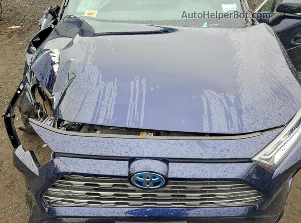 4T3E6RFV0MU049485 2021 TOYOTA RAV4 Синий Вид подкапотного пространства