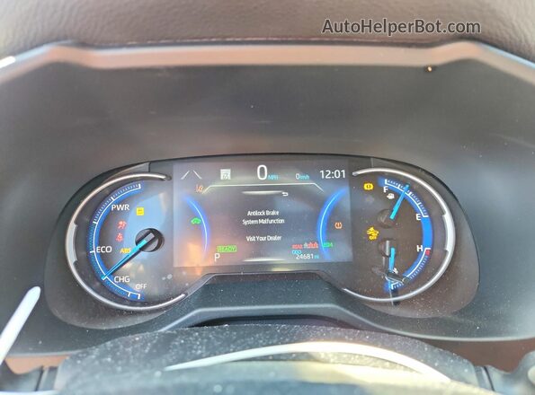 4T3E6RFV0MU049485 2021 TOYOTA RAV4 Синий Вид щитка приборов