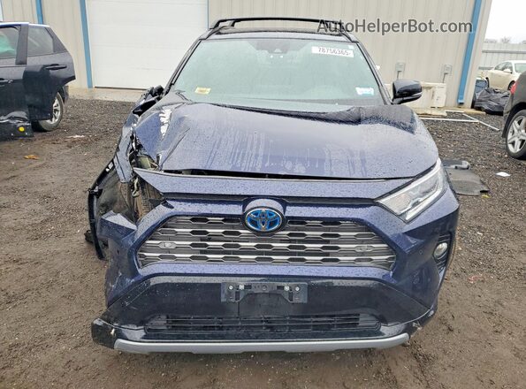4T3E6RFV0MU049485 2021 TOYOTA RAV4 Синий Вид спереди