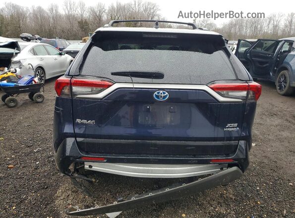 4T3E6RFV0MU049485 2021 TOYOTA RAV4 Синий Вид сзади