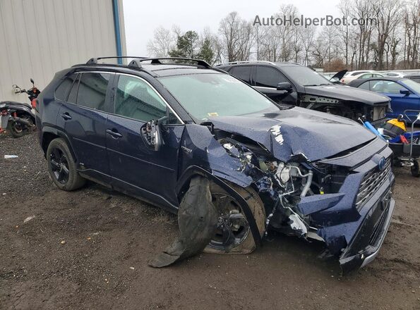 4T3E6RFV0MU049485 2021 TOYOTA RAV4 Синий Передняя правая четверть