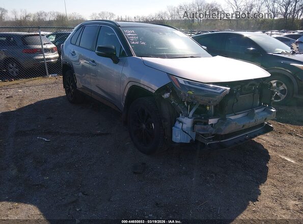 4T3E6RFV0PU136159 2023 TOYOTA RAV4 HYBRID Gray Front right