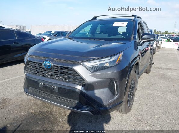 4T3E6RFV2PU128256 2023 TOYOTA RAV4 HYBRID Серый Передняя левая четверть