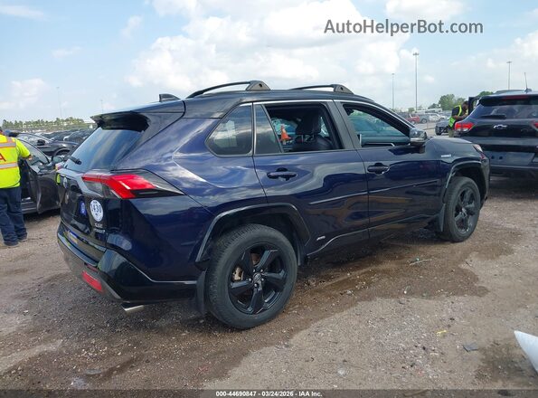 4T3E6RFV5LU002757 2020 TOYOTA RAV4 HYBRID Синий Задняя правая четверть