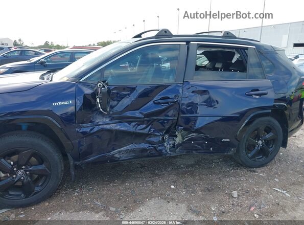 4T3E6RFV5LU002757 2020 TOYOTA RAV4 HYBRID Синий Вид спереди