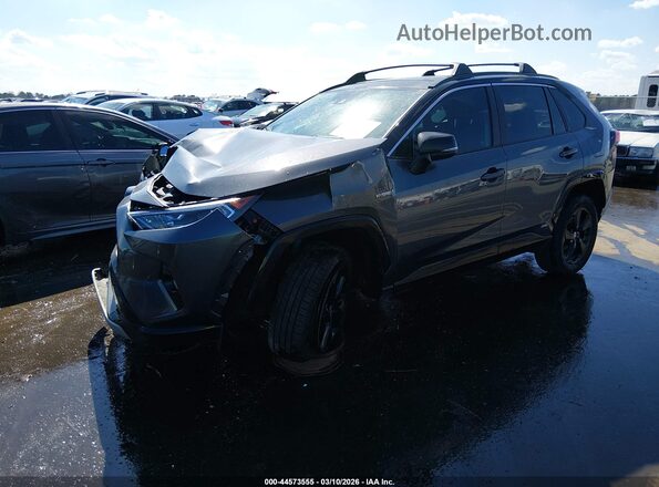 4T3E6RFVXMU063409 2021 TOYOTA RAV4 HYBRID Gray Передня ліва чверть