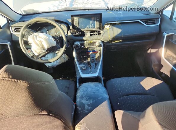 4T3RWRFV0NU075989 2022 TOYOTA RAV4 Silver Вид панелі приладів