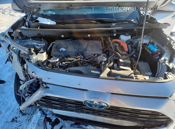 4T3RWRFV0NU075989 2022 TOYOTA RAV4 Silver Вид підкапотного простору