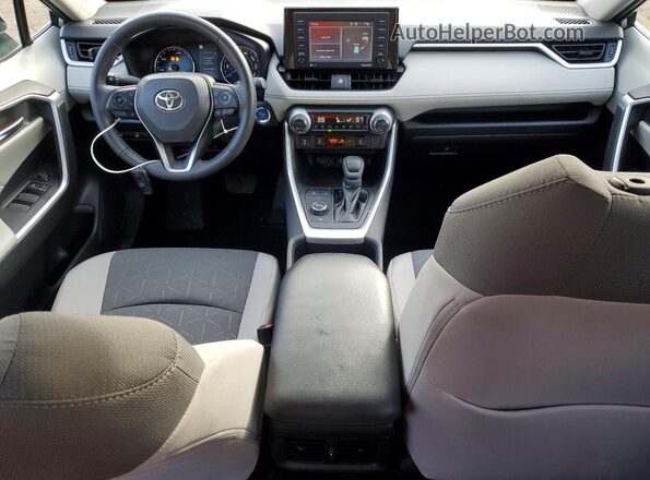 4T3RWRFV1NU075936 2022 TOYOTA RAV4 Серый Вид панели приборов