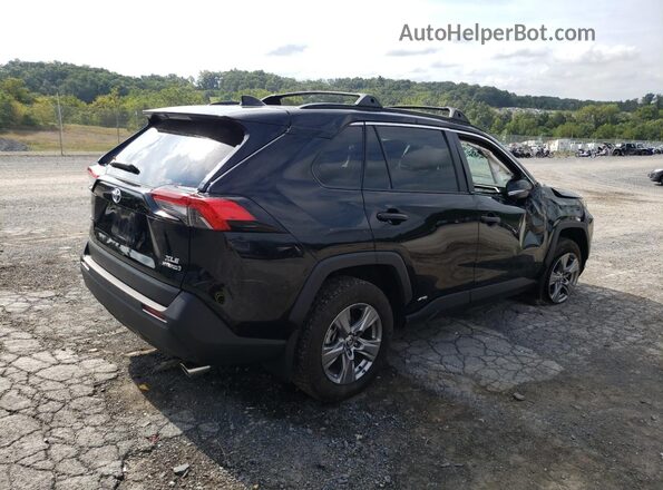 4T3RWRFV9RU147195 2024 TOYOTA RAV4 Черный Задняя правая четверть