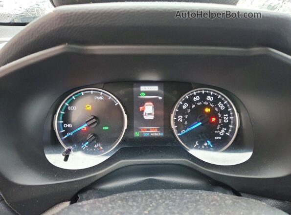 4T3T6RFV3NU069061 2022 TOYOTA RAV4 Silver Widok zestawu wskaźników