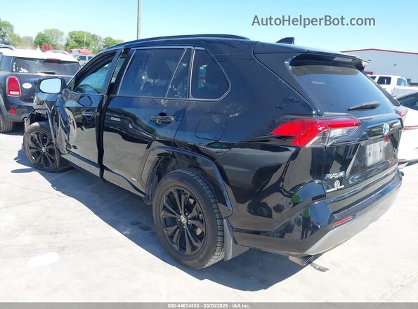 4T3T6RFV4NU091750 2022 TOYOTA RAV4 HYBRID Черный Задняя левая четверть