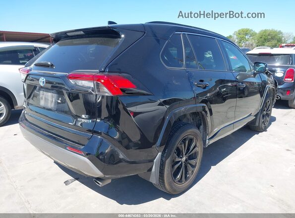 4T3T6RFV4NU091750 2022 TOYOTA RAV4 HYBRID Черный Задняя правая четверть