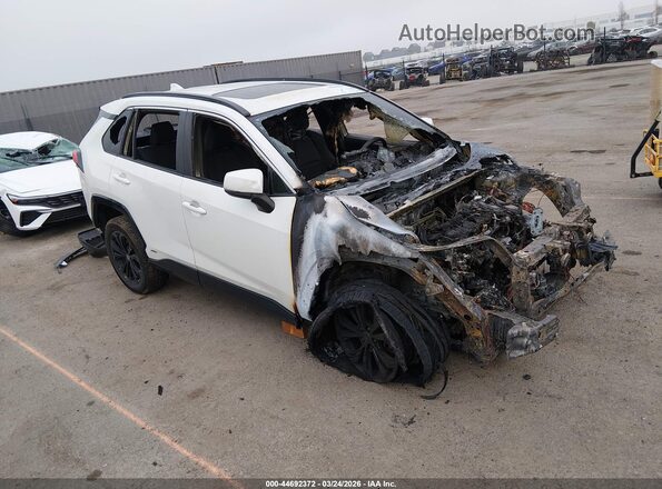 4T3T6RFV5NU100357 2022 TOYOTA RAV4 HYBRID White Front right