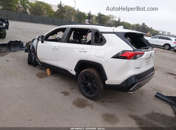 4T3T6RFV5NU100357 2022 TOYOTA RAV4 HYBRID White Rear left