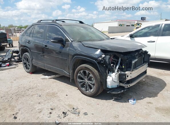 4T3T6RFV8PU113090 2023 TOYOTA RAV4 HYBRID Черный Передняя правая четверть