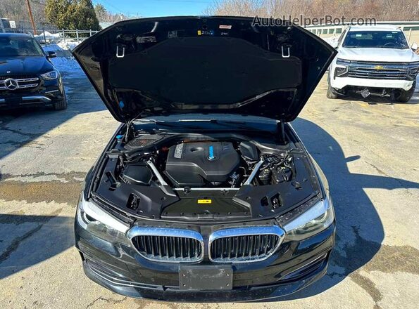 WBAJA9C56JB253324 2018 BMW 5 SERIES Черный Вид сзади