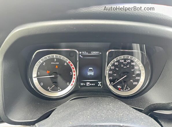1N6BA1F45HN511513 2017 NISSAN TITAN Black Vista del cuadro de instrumentos