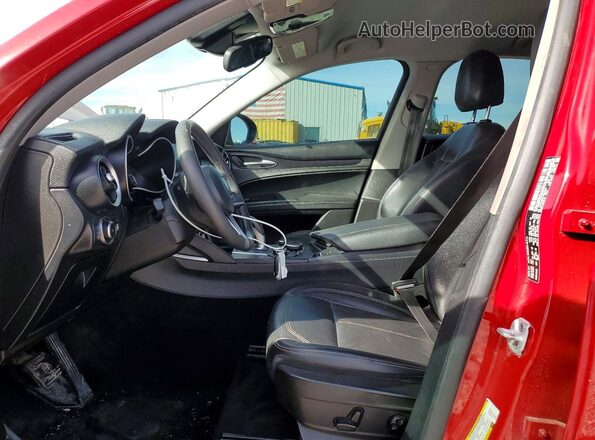 ZASFAKAN1J7B98357 2018 ALFA ROMEO STELVIO Red Widok deski rozdzielczej