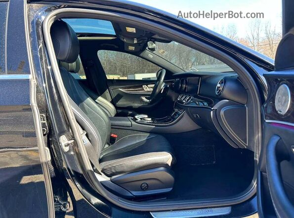 WDDZF4KBXHA053876 2017 MERCEDES-BENZ E Black უკანა სავარძლების ხედი