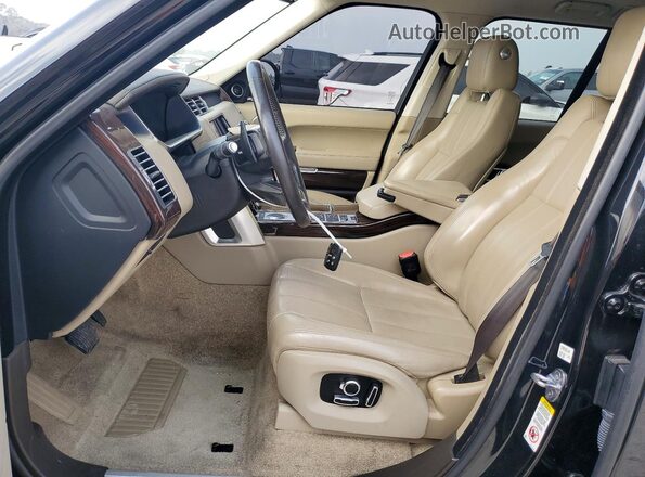 SALGS2PF3GA305634 2016 LAND ROVER RANGE ROVER Black Dashboard view