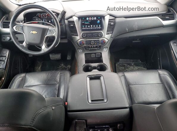 1GNSKBKC7HR254549 2017 CHEVROLET TAHOE Черный Вид панели приборов