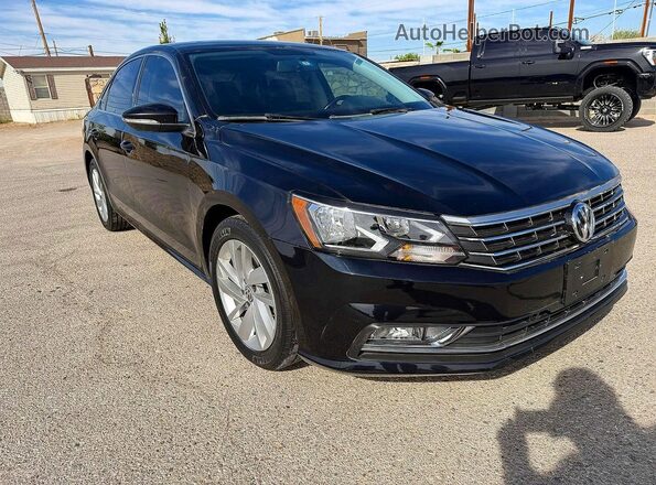 1VWBA7A33JC005519 2018 VOLKSWAGEN PASSAT Черный Задняя левая четверть