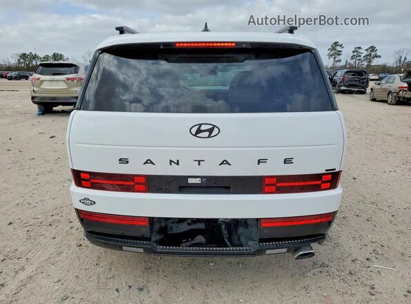5NMP5DGL9SH080389 2025 HYUNDAI SANTA FE CALLIGRAPHY White უკანა ხედი