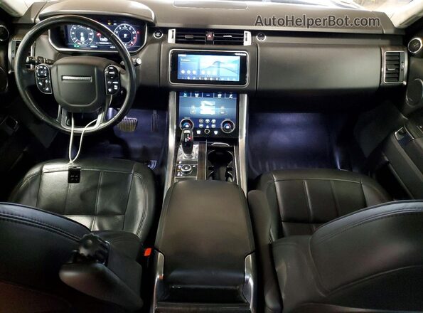 SALWR2RU5KA860399 2019 LAND ROVER RANGE Серебряный Вид щитка приборов