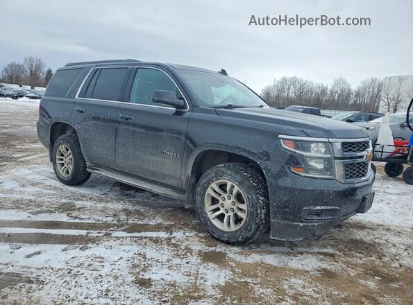 1GNSKBKC7HR254549 2017 CHEVROLET TAHOE Черный Передняя правая четверть