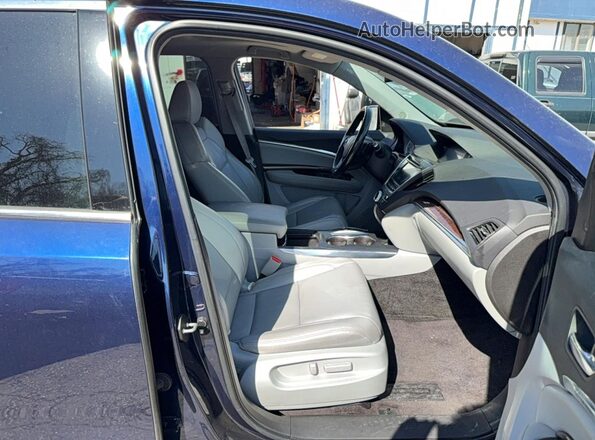 5FRYD4H54HB006216 2017 ACURA MDX Синий Вид сзади