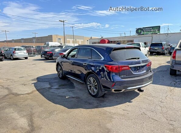 5FRYD4H54HB006216 2017 ACURA MDX Синий Передняя правая четверть