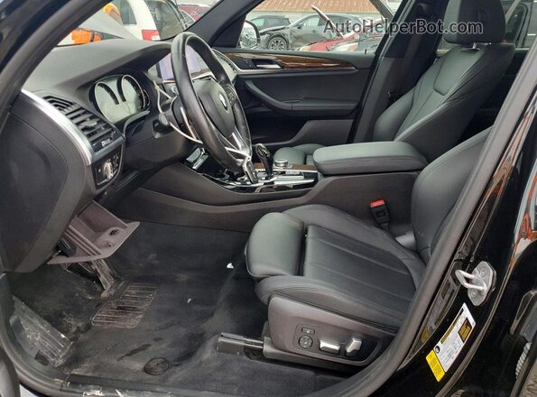 5UXTY3C03L9C78590 2020 BMW X3 Black Widok deski rozdzielczej